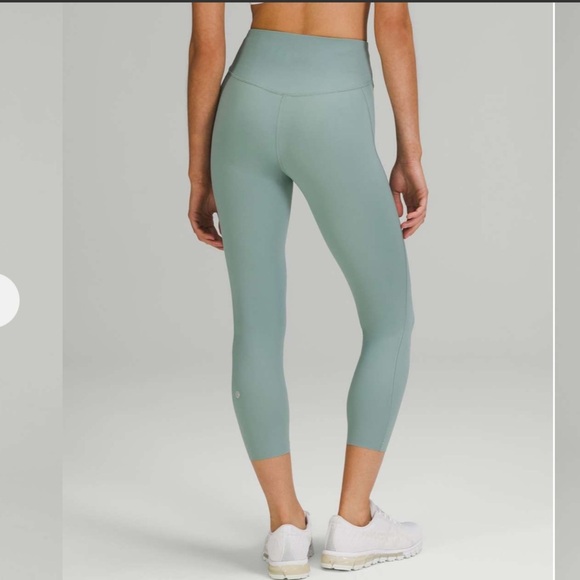 Lululemon Base Pace High-Rise Crop 23" Misty Glade (2) - Picture 5 of 11